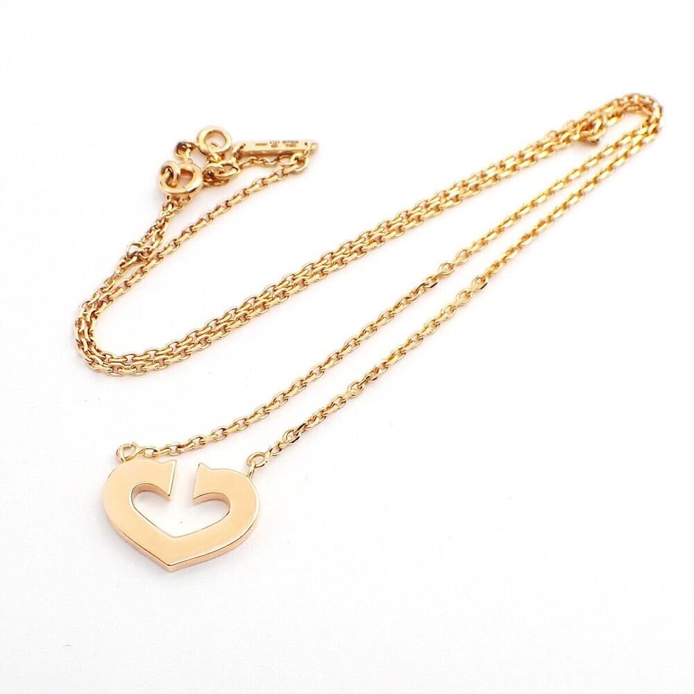 Cartier C Heart de Cartier Pendant 18K Yellow Gold